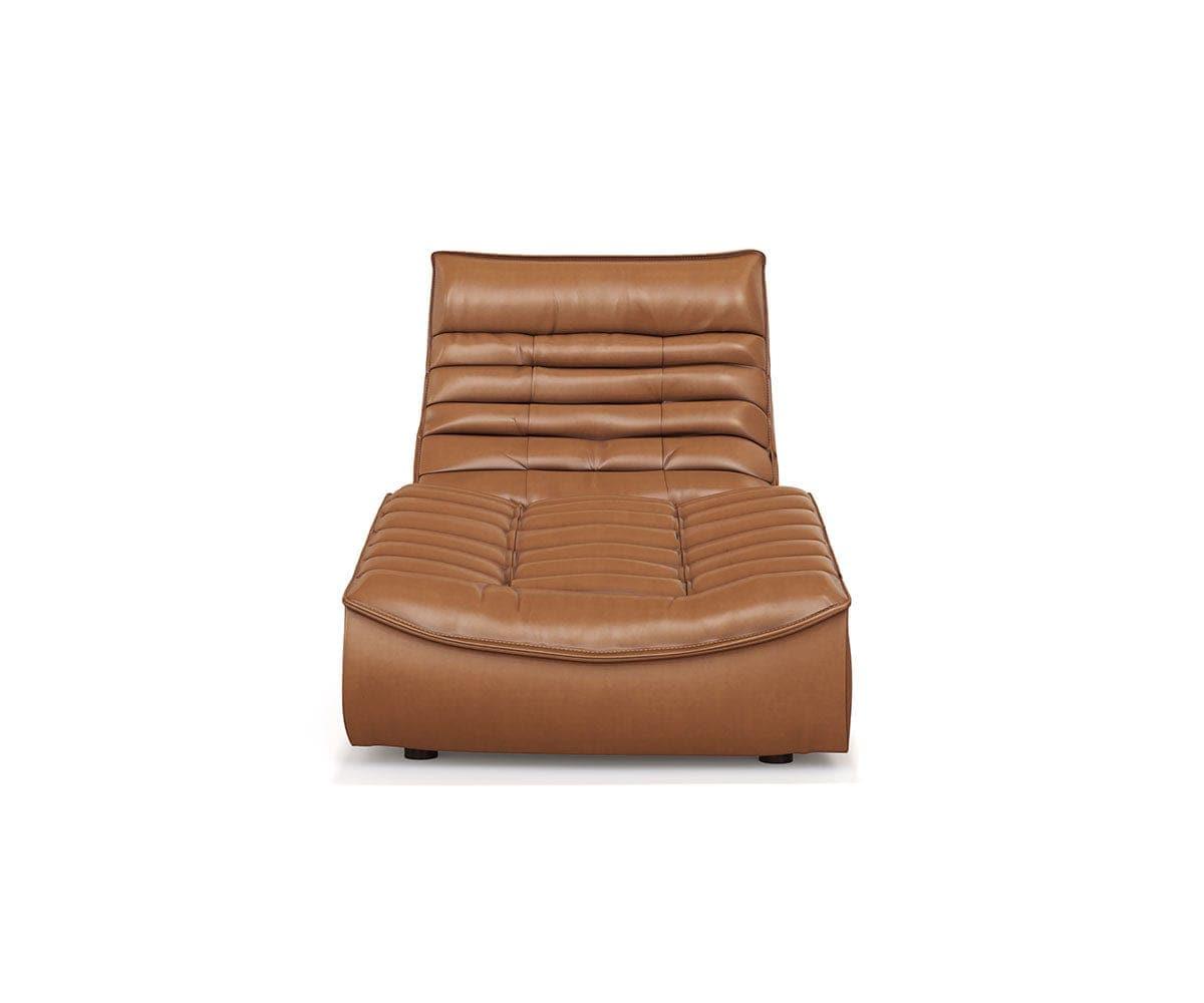 Diego Leather Chaise
