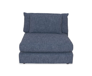 Marvi Armless Chair - Marvi Blue