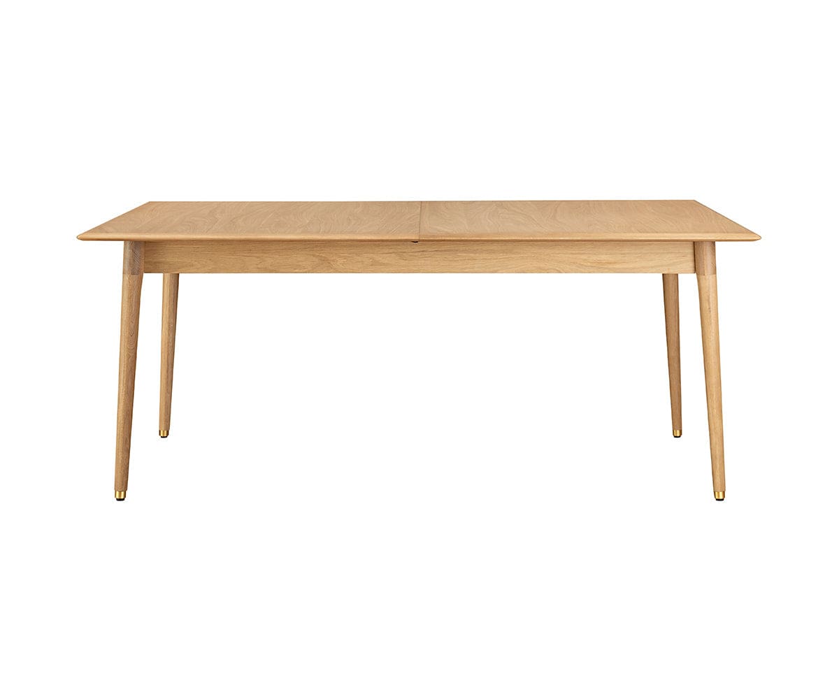 （ひろすけ）T-DEMAND豪華2点セット！ Hendrick Extension Dining Table II - White Oak - Dania Furniture