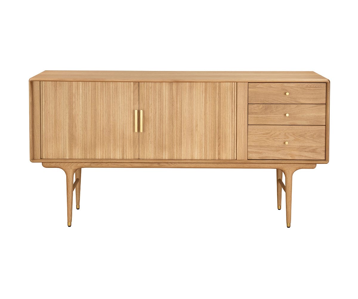 Hendrick Sideboard II - White Oak - Dania Furniture
