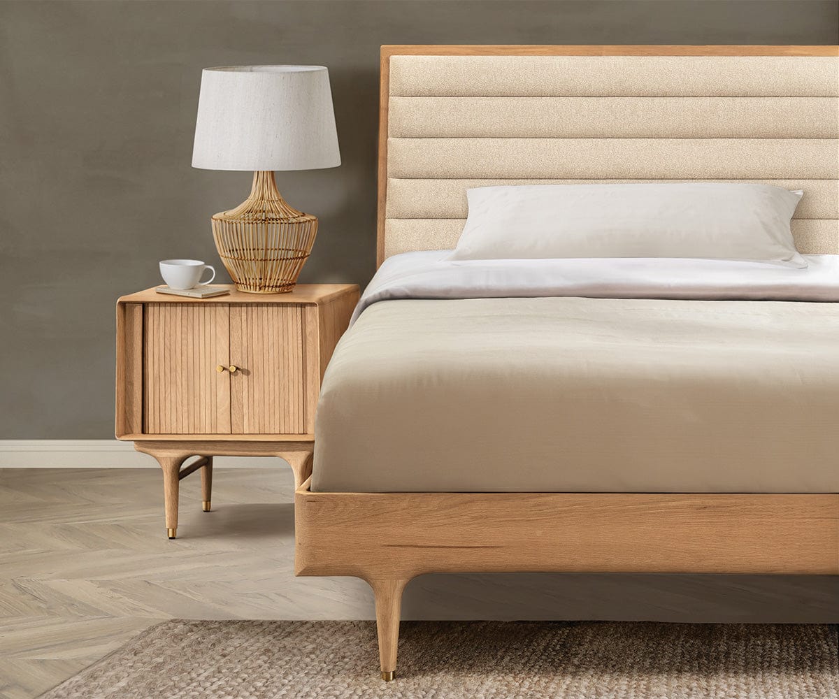 Hendrick Bed - White Oak