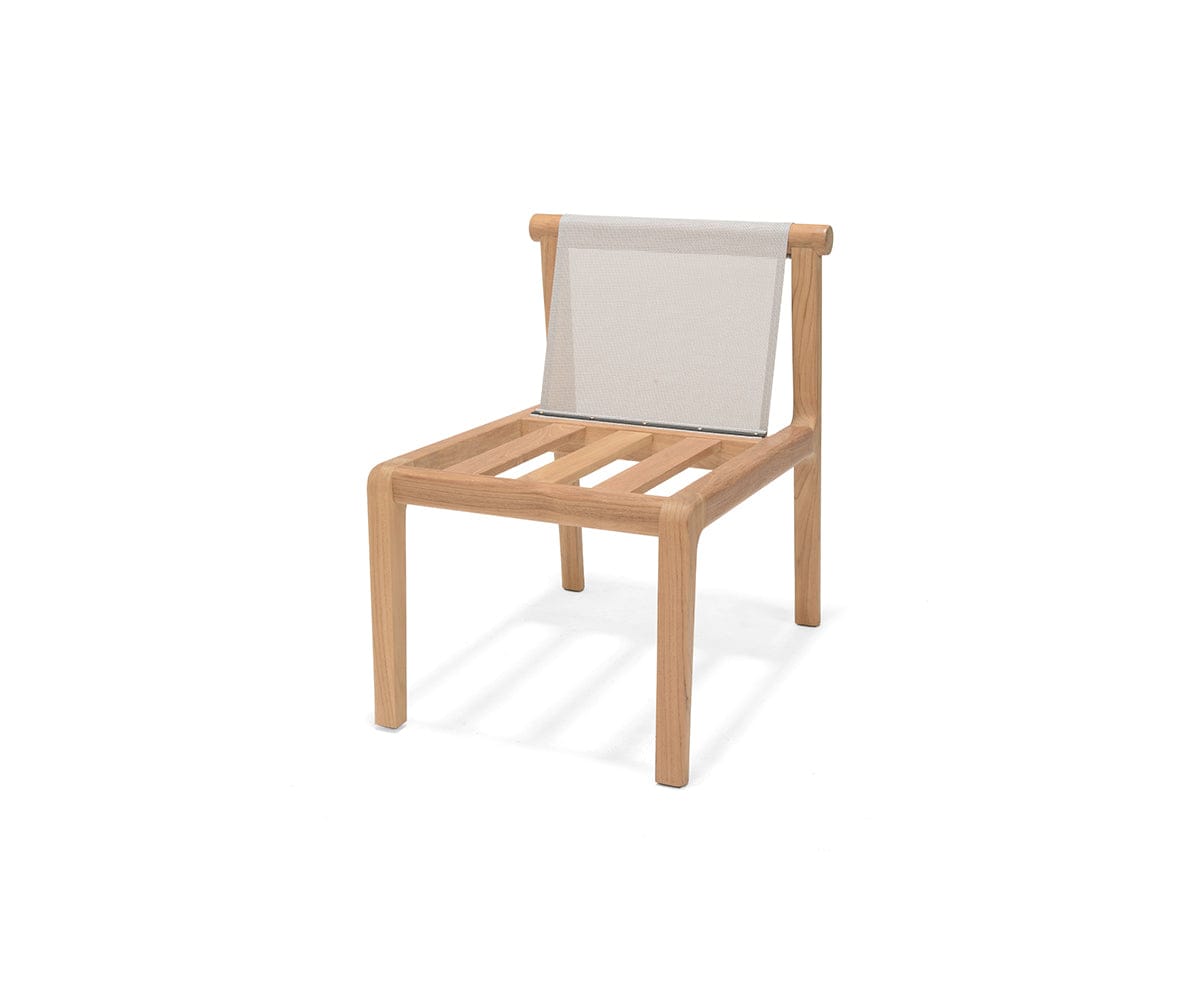 Beck Teak Outdoor Armless Dining Chair