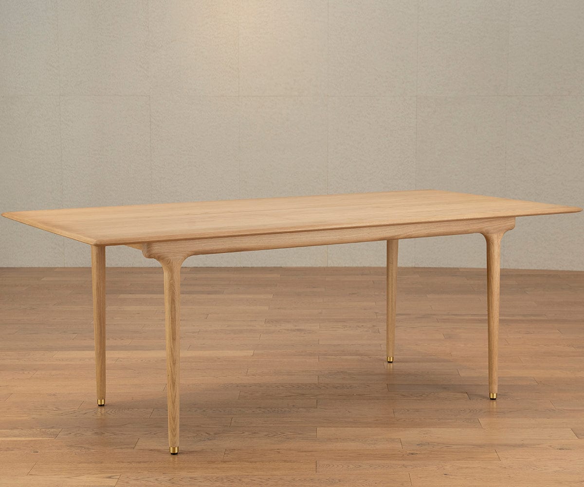 Hendrick Dining Table II - White Oak - Dania Furniture