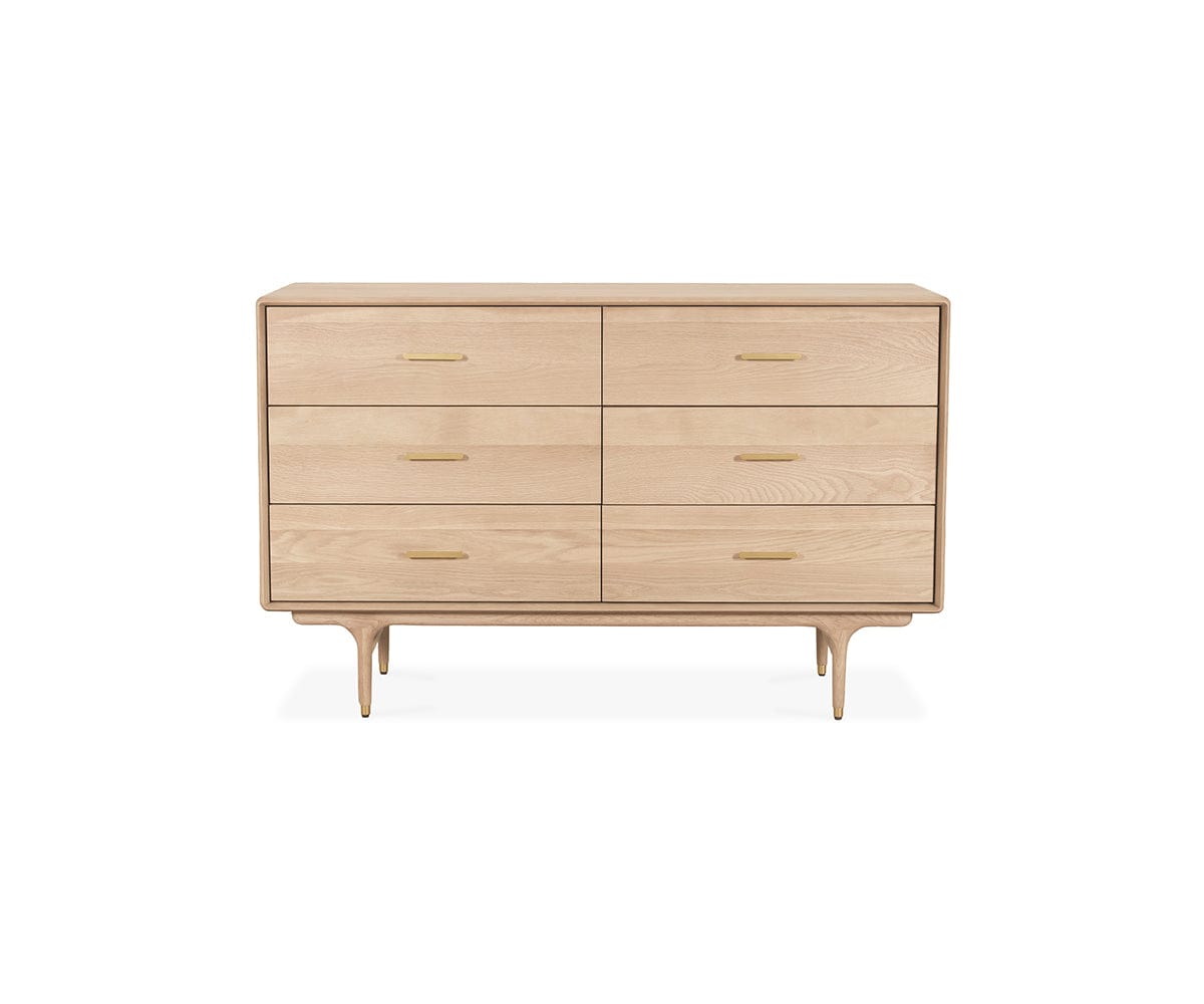 Hendrick Double Dresser - White Oak