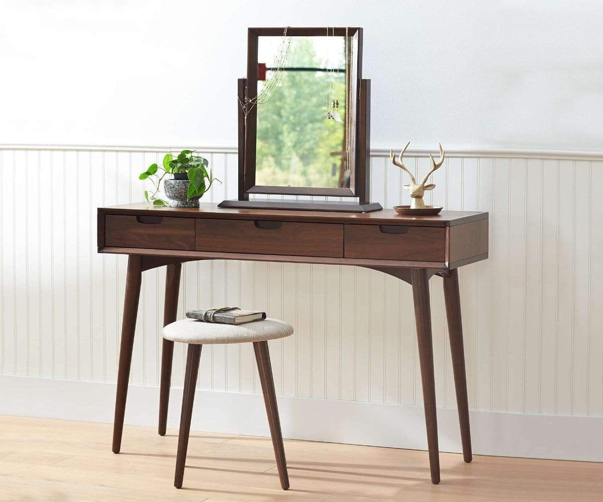 Buy Sharon Sheesham Wood Dressing Table with Long Mirror and Storage (Honey  Finish) at 52% OFF Online | Wooden Street