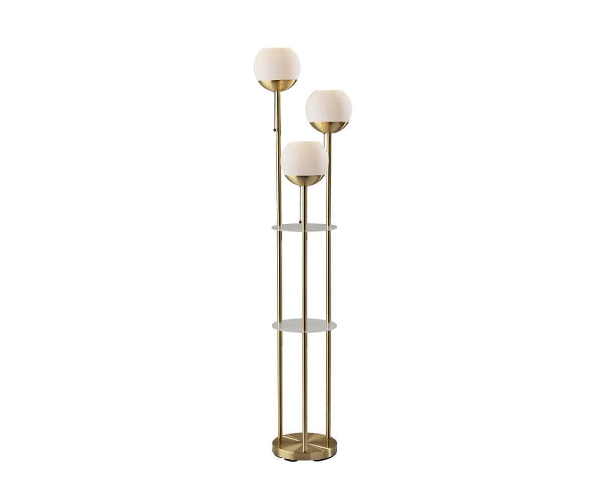 Highlight Floor Lamp - Antique Brass