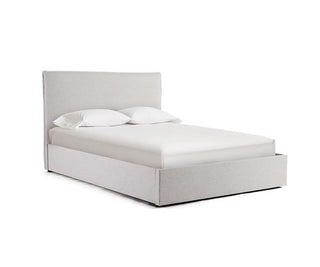 Blake Upholstered Storage Bed - Gabon Light Grey / Full