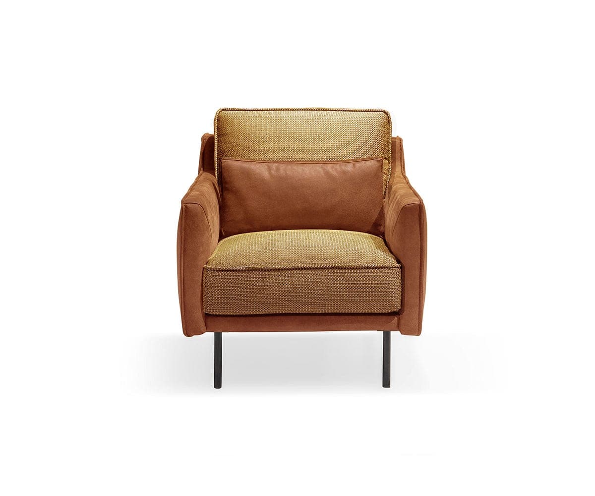 Modern cognac leather online chair