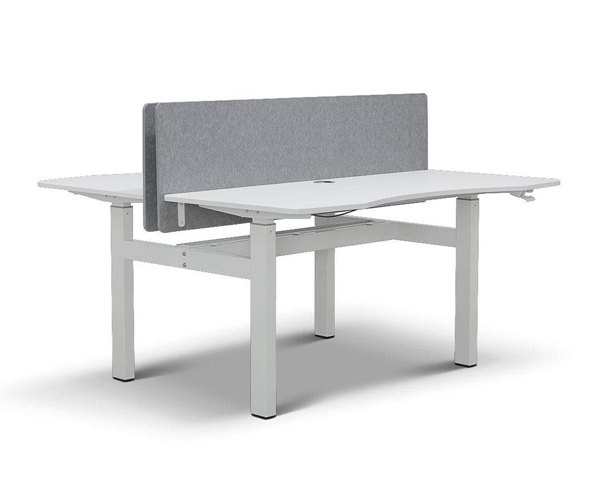 Otto Sit Stand Desk with Modesty Panel - Dania Furniture