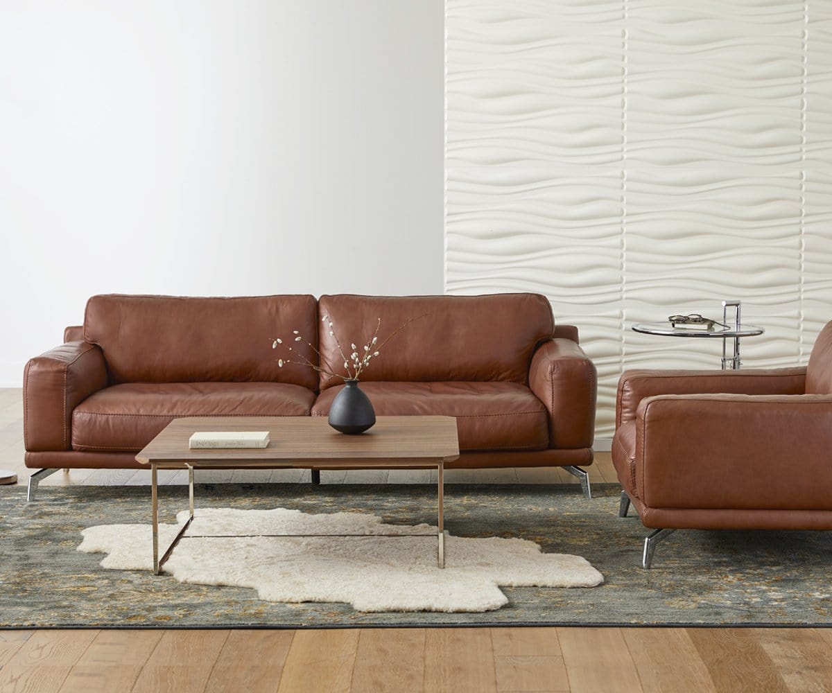 Peruna Leather Sofa
