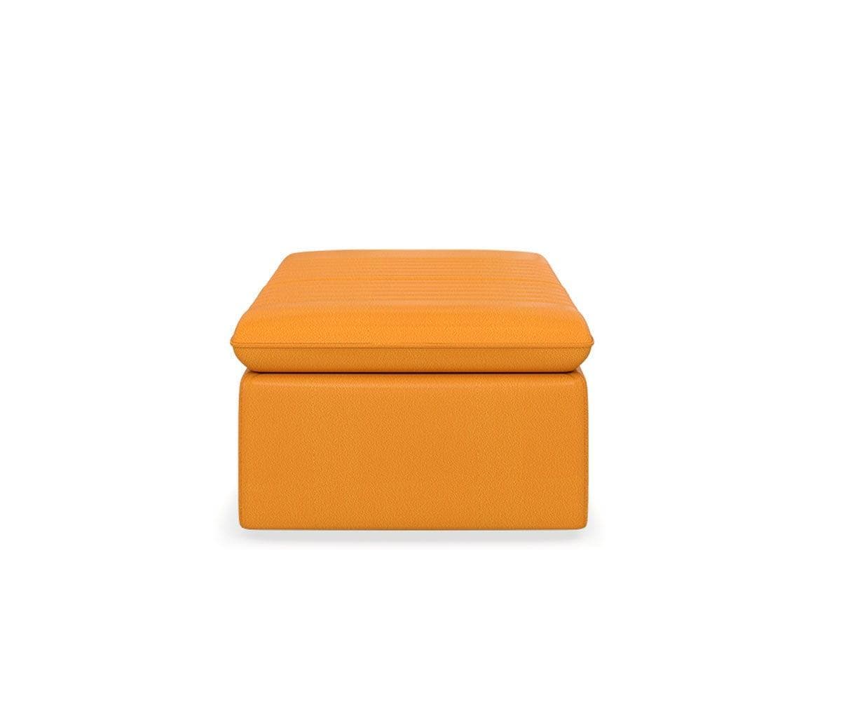 Tobi Leather Storage Ottoman & Chair - Dania Furniture