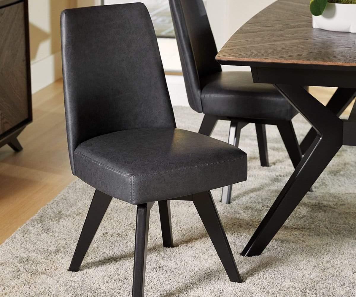 Raynor Swivel Dining Chair Dania Furniture