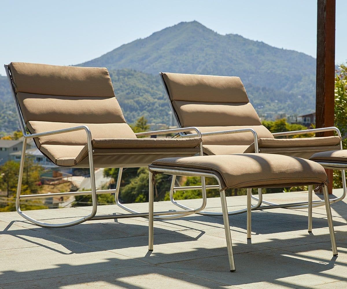 Outdoor rocking chair online with ottoman