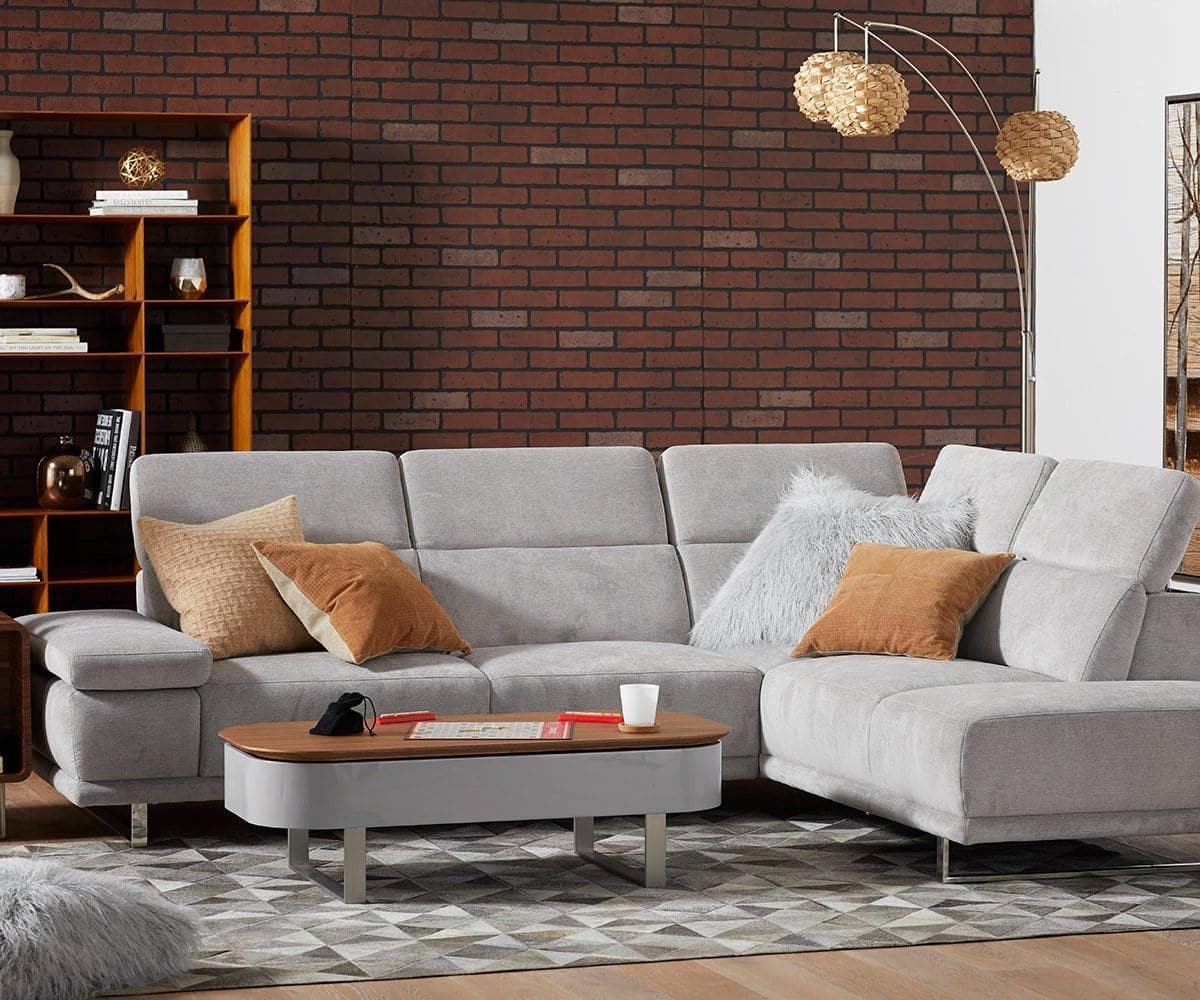 Herlig Right Sectional - Dania Furniture